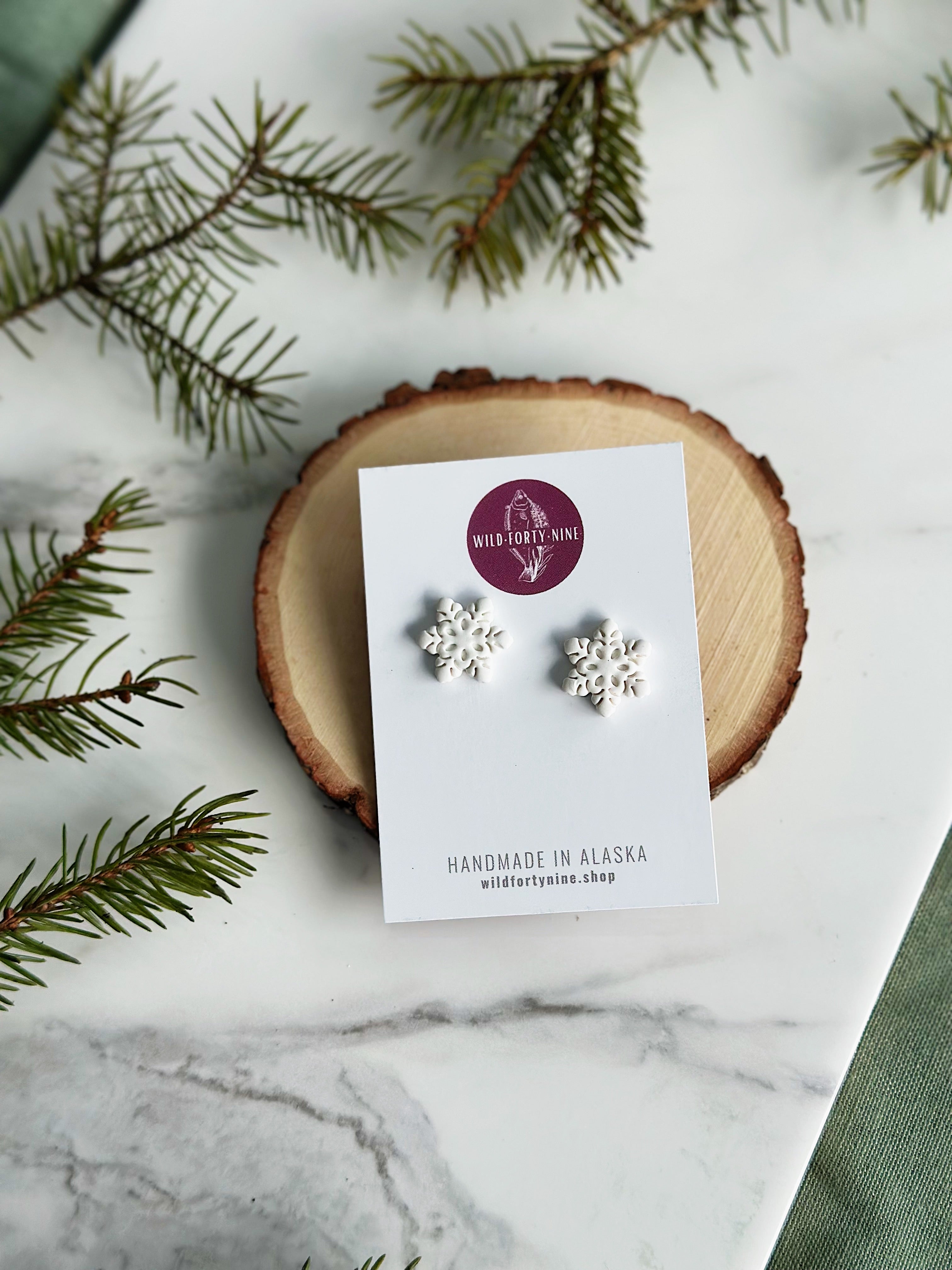Snowflake Studs