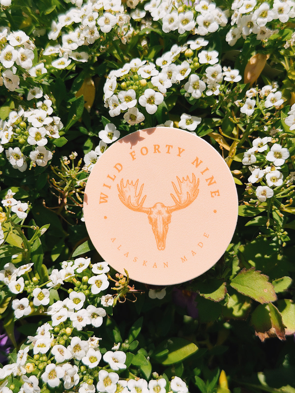 Wild Forty Nine Sticker (Moose Skull)