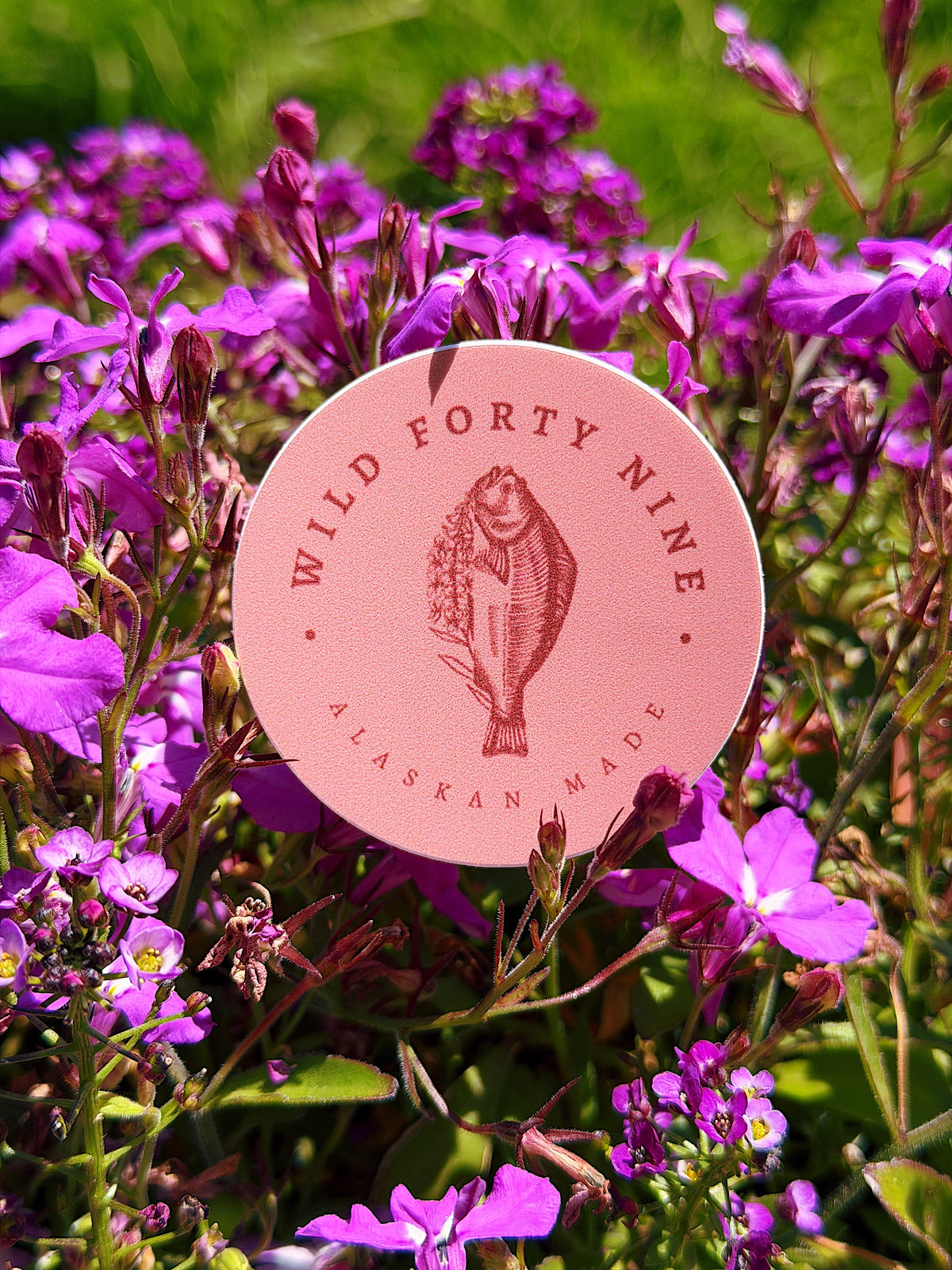 Wild Forty Nine Sticker (Halibut + Fireweed)