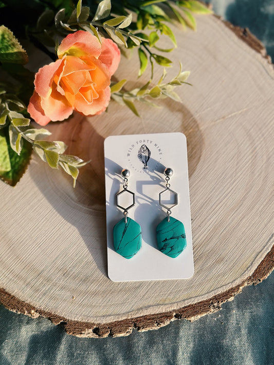 Elegant Turquoise Dangles
