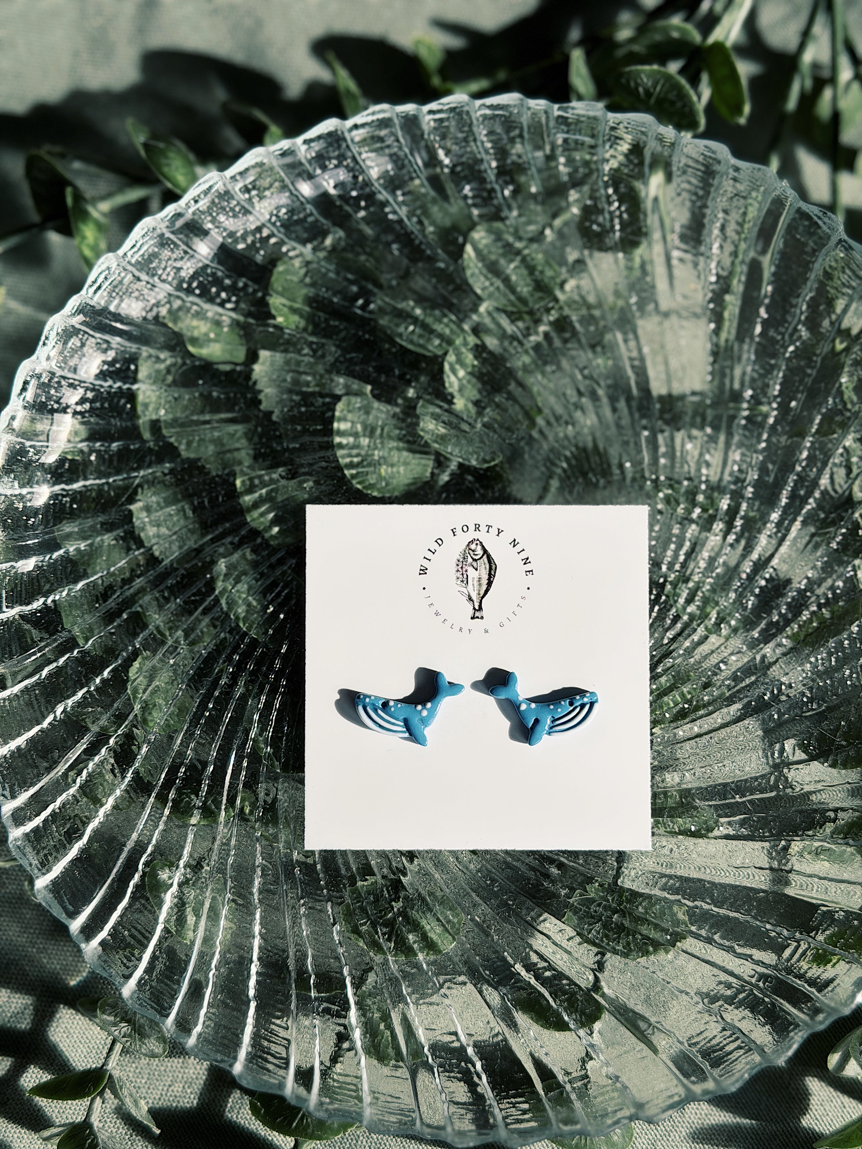 Whale Studs