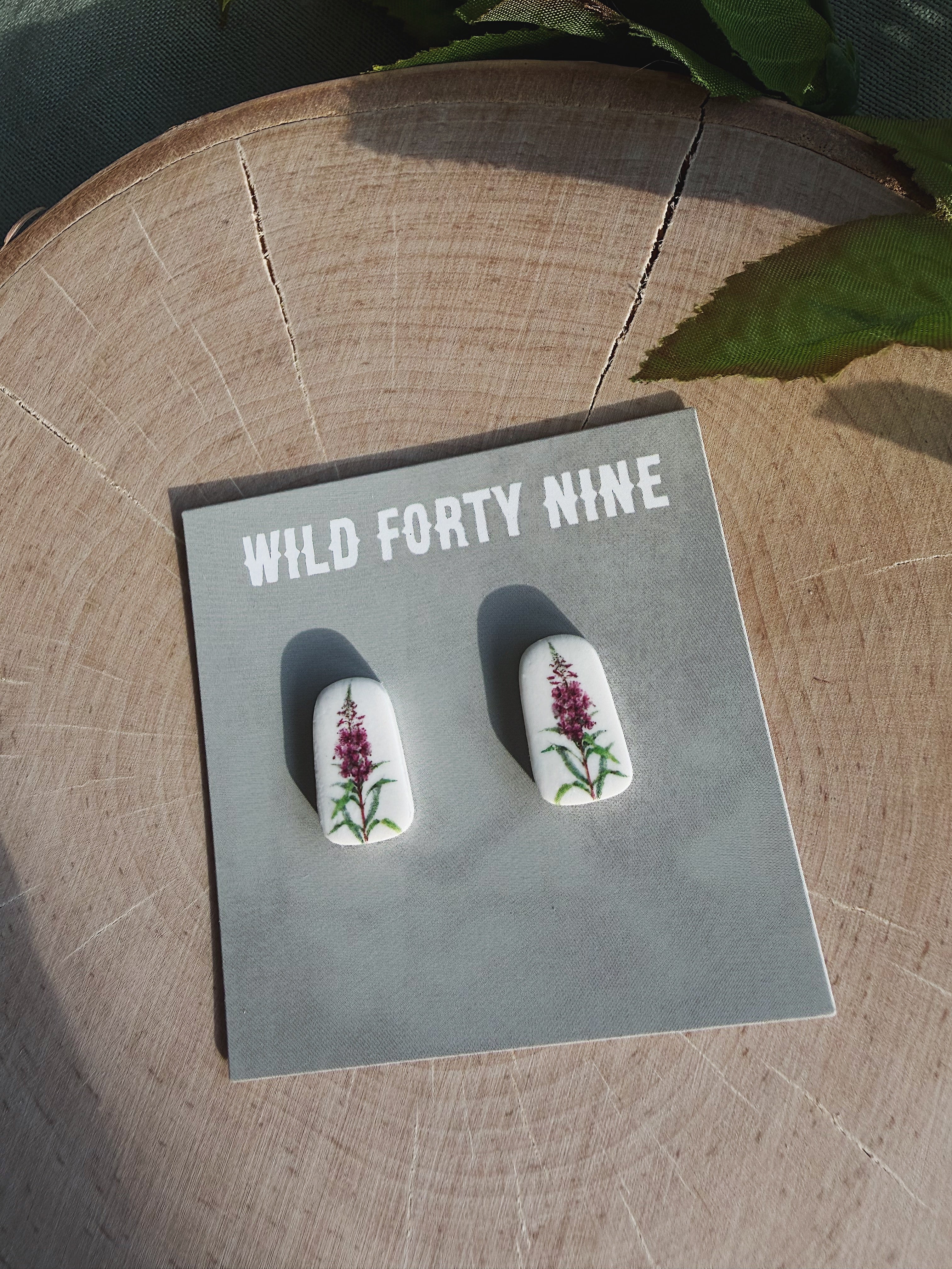 Mini Fireweed Studs