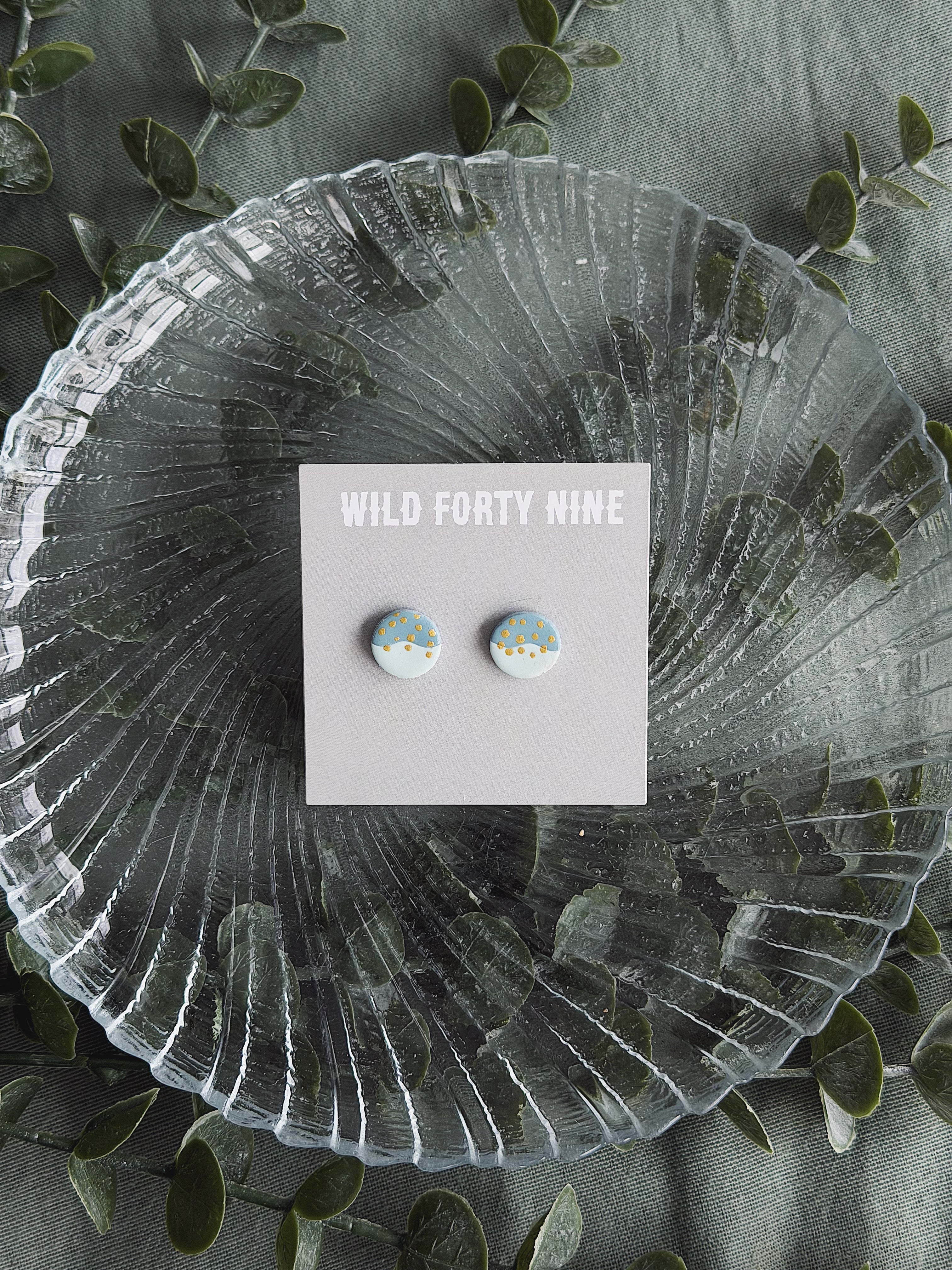 Mini Trout Print Studs